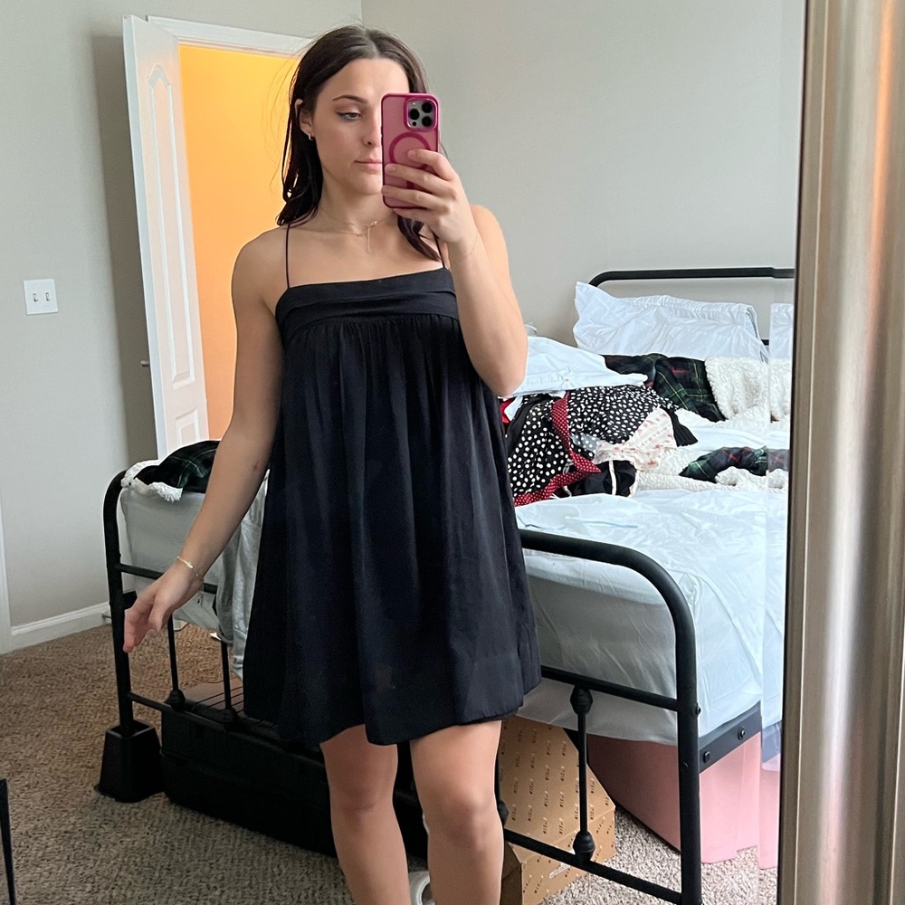 A&F Black Babydoll Dress